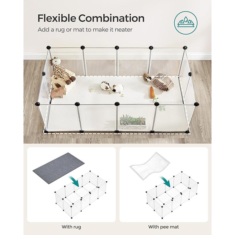 Tucker Murphy Pet Pet Playpen With Floor Small Animal Pen Pet